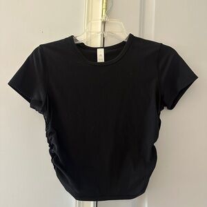 lululemon athletica Black All It Takes Ribbed Nulu T-Shirt